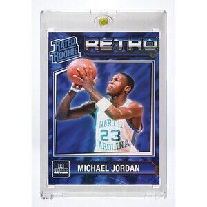Michael Jordan Custom Retro Rated Rookie Holographic Art Card | SP Collectible